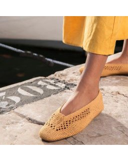 Ballerines HANABA - chaussures femme en crochet tressé | REQINS