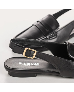 Carlita flange moccasins - Women's leather shoes | Reqins