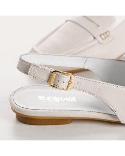 Carlita flange moccasins - Women's leather shoes | Reqins