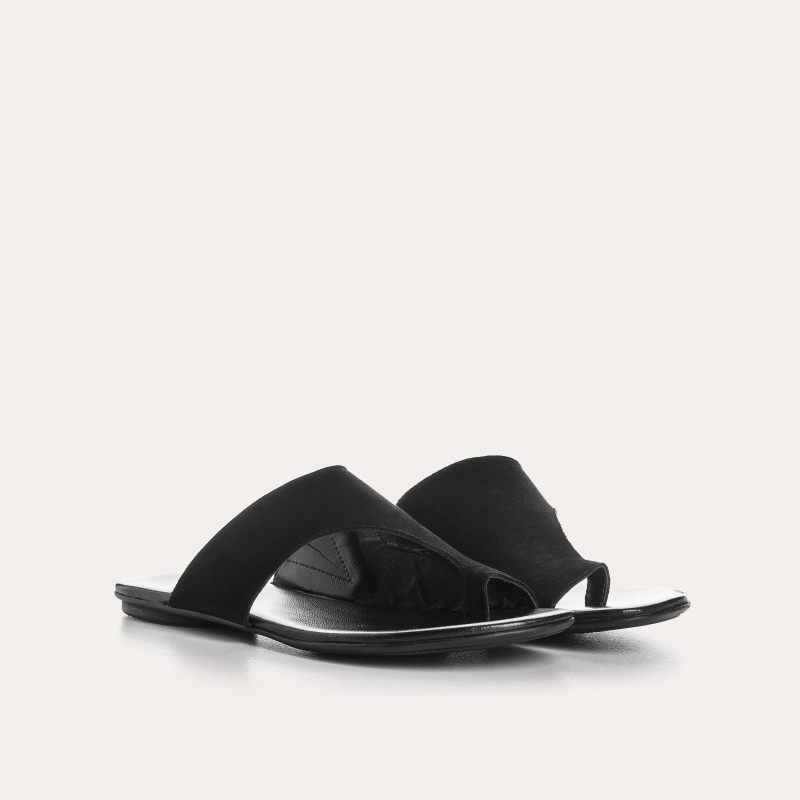 Sandales BAO - chaussures cuir velours femme | REQINS