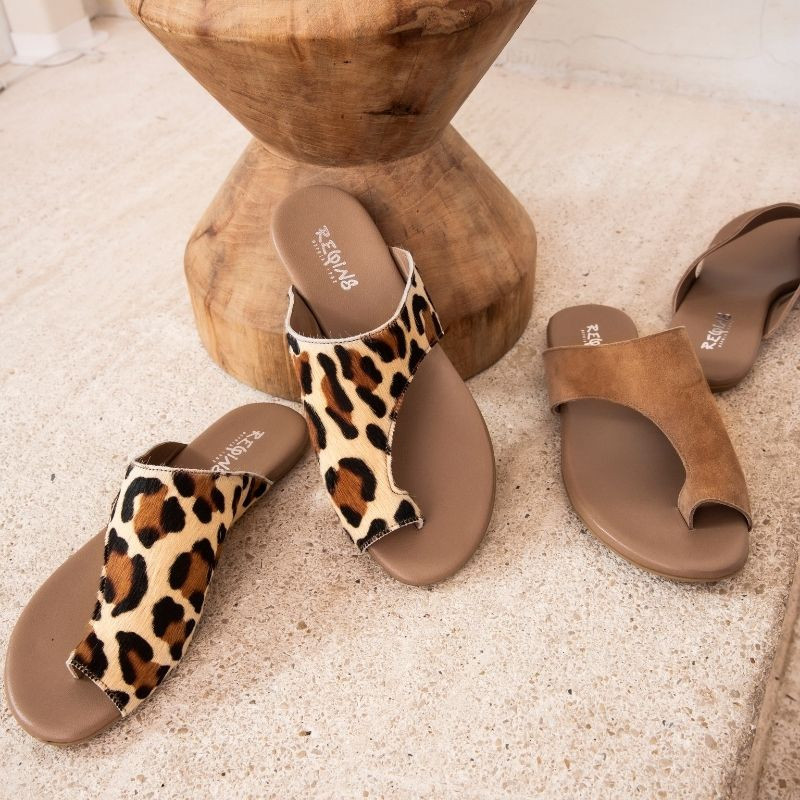Bao Sandals - Women's Leopard Shoes | Reqins