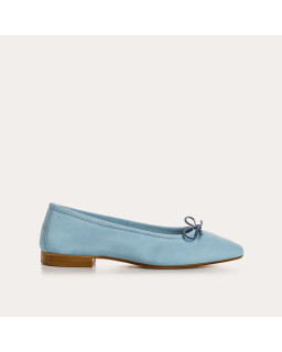 Traviata Ballerinas - Velvet Leather Women's Shoes | Reqins