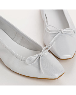 Traviata Ballerinas - Iridescent Leather Women's Shoes | Reqins