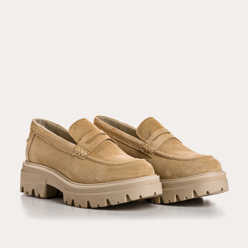 Moccasins Alabama Chunky velvet leather
