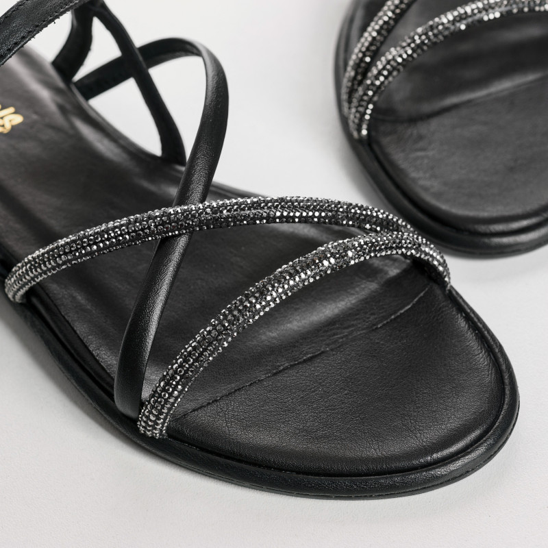 Sandales WINONA - chaussures plates à brides cuir femme | REQINS