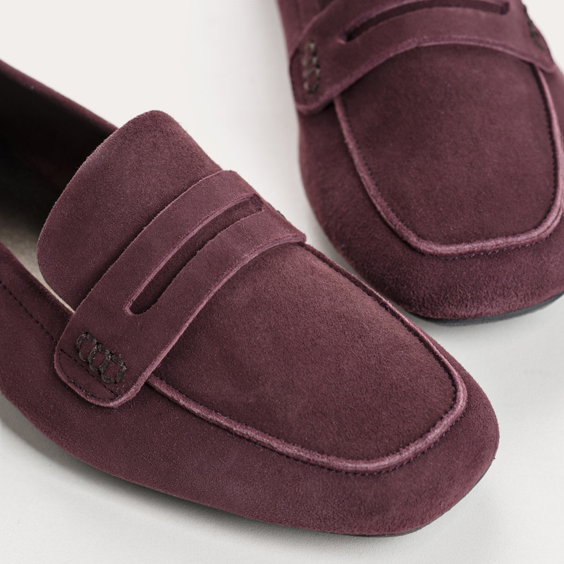 Mocassins Hema Femme en cuir velours : douceur et confort | Reqins