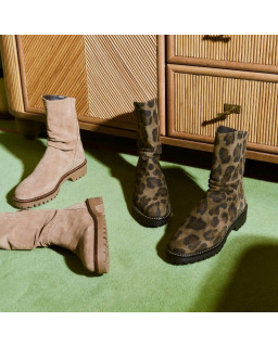 Bottines Léopard DUNK : Audace et Élégance