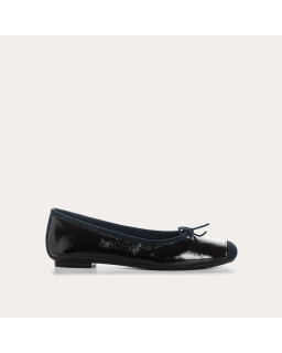 Napak leather knot flat ballerinas
