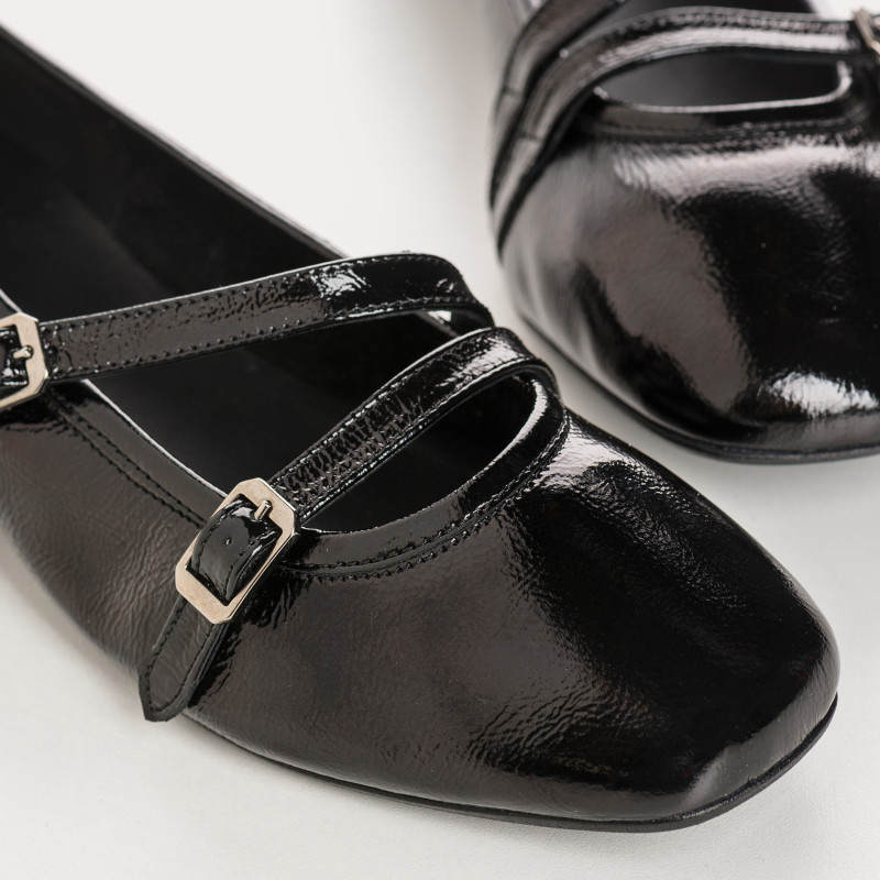 Callist Babies - Female Varnished Leather Shoes I Reqins