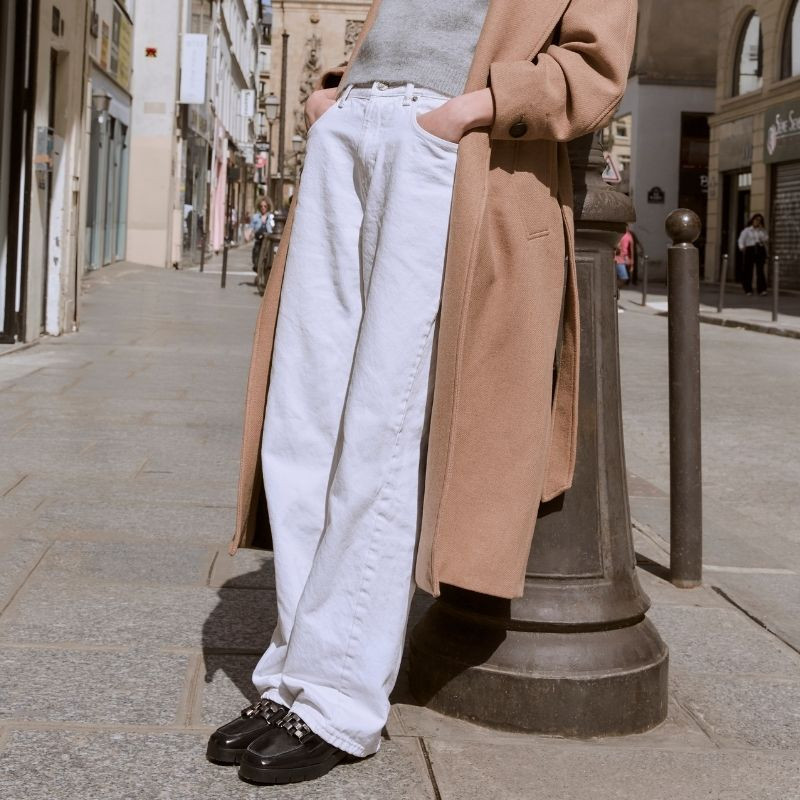 Varnish leather loafers with metal accessories