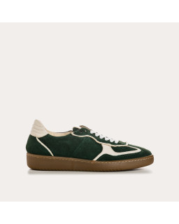 Sneakers for women with velvet leather laces and smooth leather