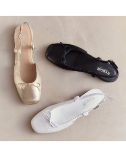 Ballerines CIRCEE - chaussures slingback plates| Reqins