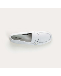 Hema college moccasins with square toe leather