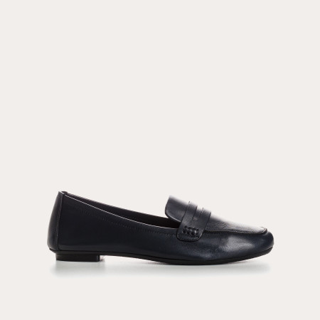 Hema college moccasins with square toe leather