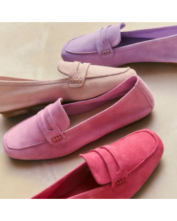 Mocassins Hema Femme en cuir velours : douceur et confort | Reqins