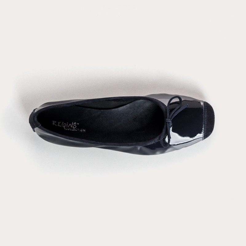 Ballerine Bleu Marine Femme - HARMONY | Reqins