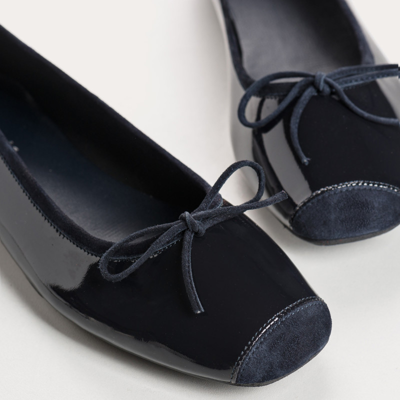 Ballerine Bleu Marine Femme - HARMONY | Reqins
