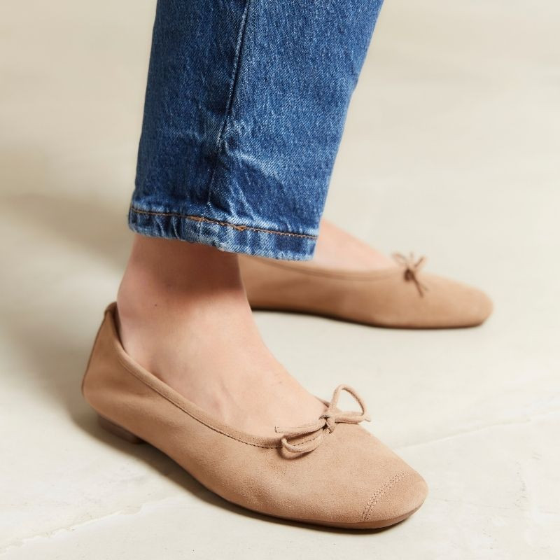 Ballerinas Flexible Leather Harmony: Premium Comfort and Elegance