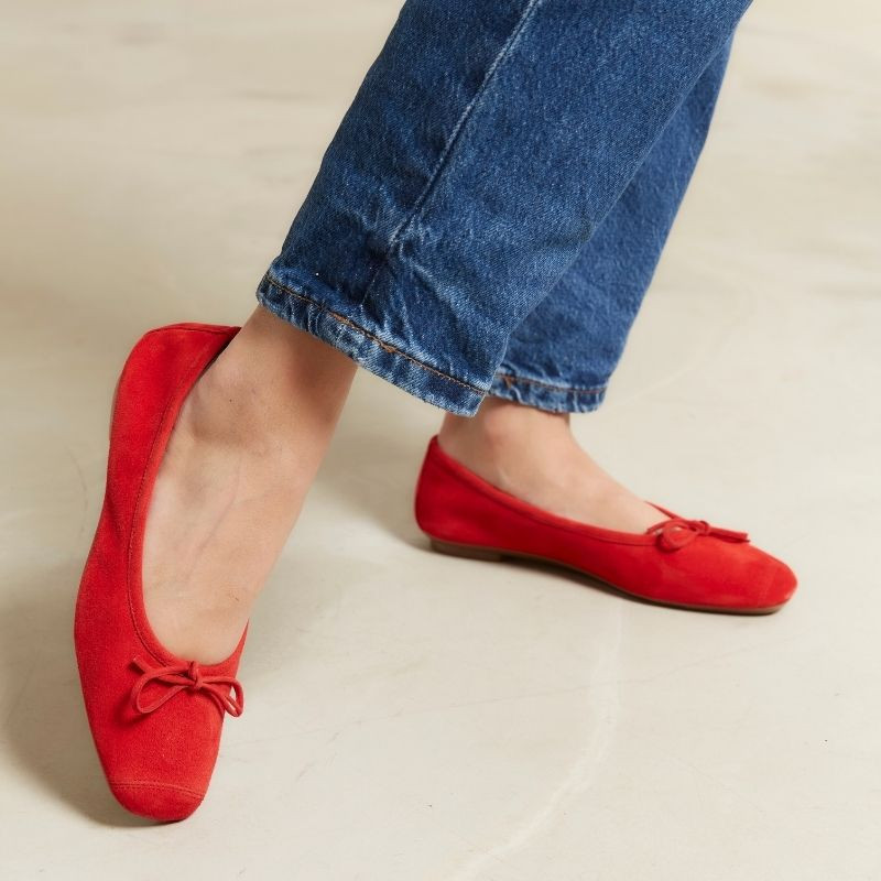 Ballerinas Flexible Leather Harmony: Premium Comfort and Elegance