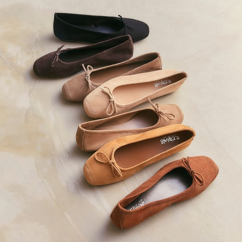 Ballerines femme en cuir souple HARMONY : Confort Premium et Elégance