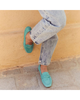 Mocassins Hema cuir velours CC Femme : style et modernité | Reqins