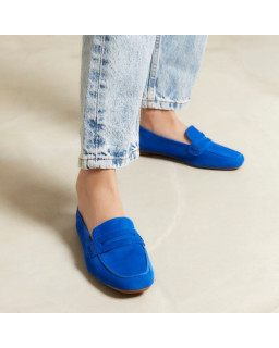 Mocassins Hema cuir velours CC Femme : style et modernité | Reqins