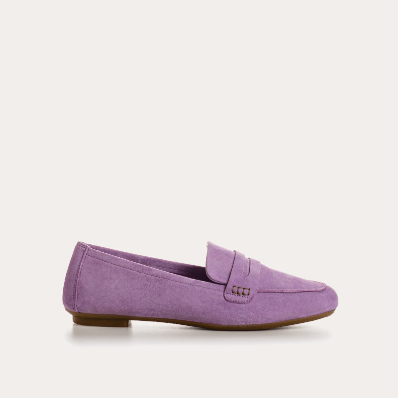 Mocassins Hema cuir velours CC Femme : style et modernité | Reqins