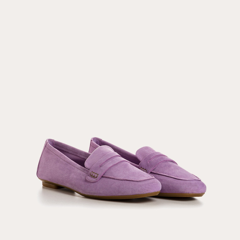 Mocassins Hema cuir velours CC Femme : style et modernité | Reqins