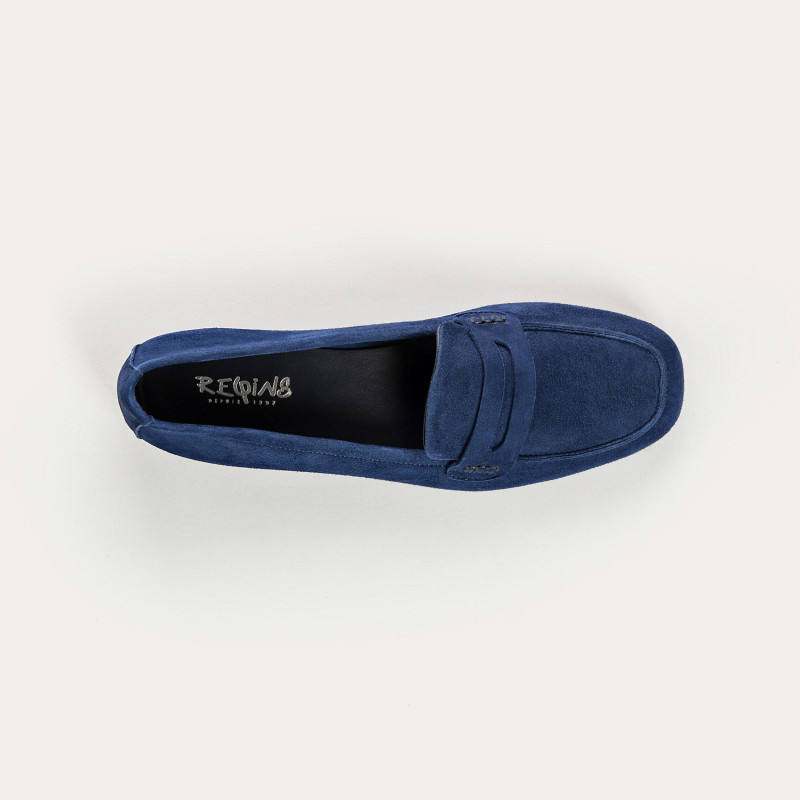 Mocassins Hema cuir velours CC Femme : style et modernité | Reqins