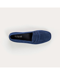 Mocassins Hema cuir velours CC Femme : style et modernité | Reqins