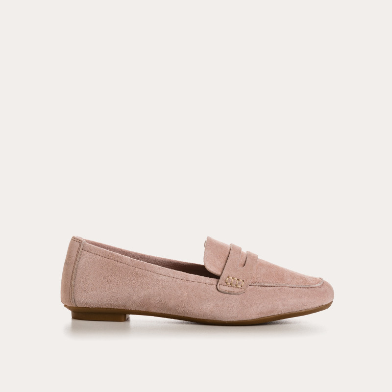 Mocassins Hema cuir velours CC Femme : style et modernité | Reqins