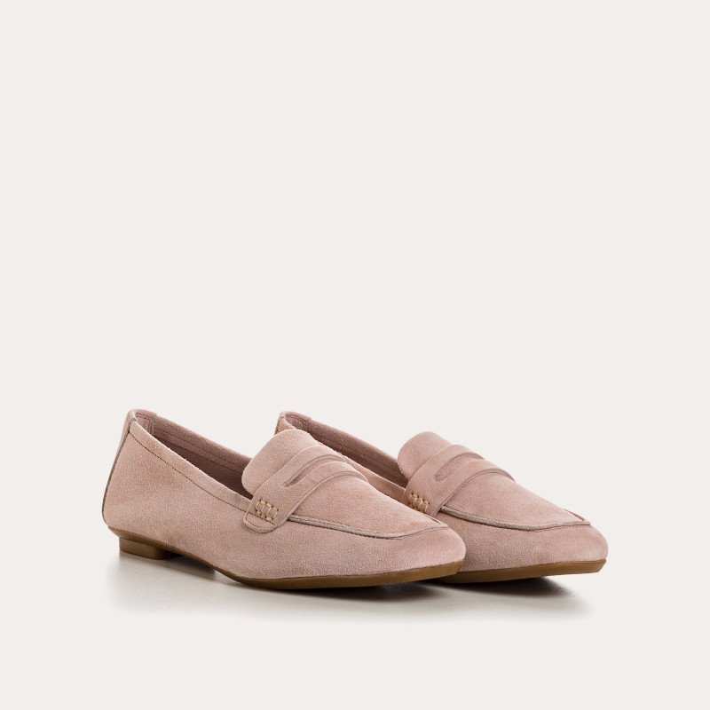 Mocassins Hema cuir velours CC Femme : style et modernité | Reqins