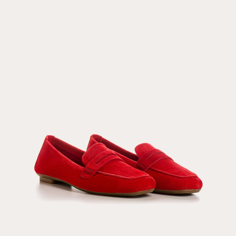 Mocassins Hema cuir velours CC Femme : style et modernité | Reqins