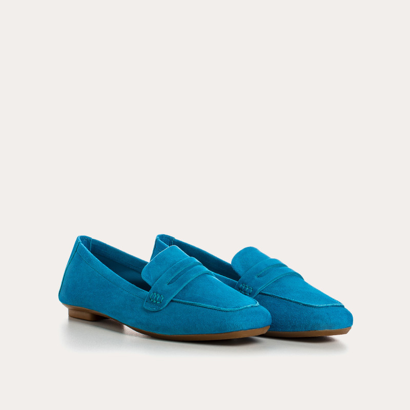 Mocassins Hema cuir velours CC Femme : style et modernité | Reqins