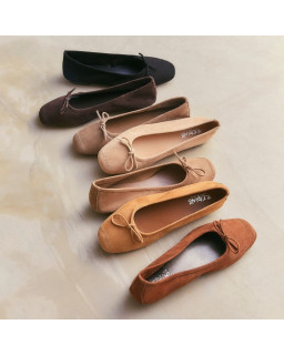 Ballerinas Flexible Leather Harmony: Premium Comfort and Elegance