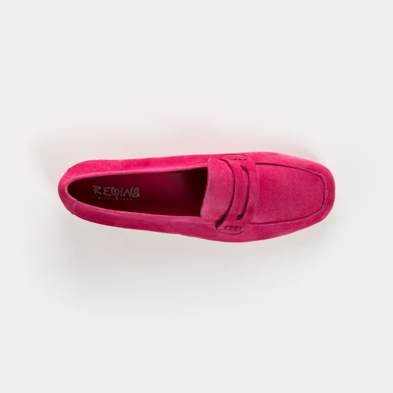 Mocassins Hema cuir velours CC Femme : style et modernité | Reqins