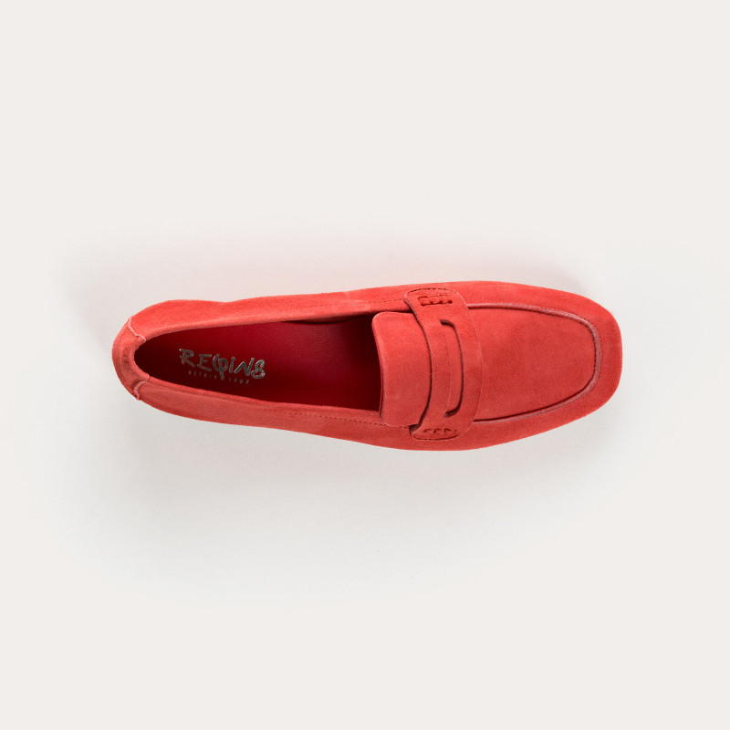 Mocassins Hema cuir velours CC Femme : style et modernité | Reqins
