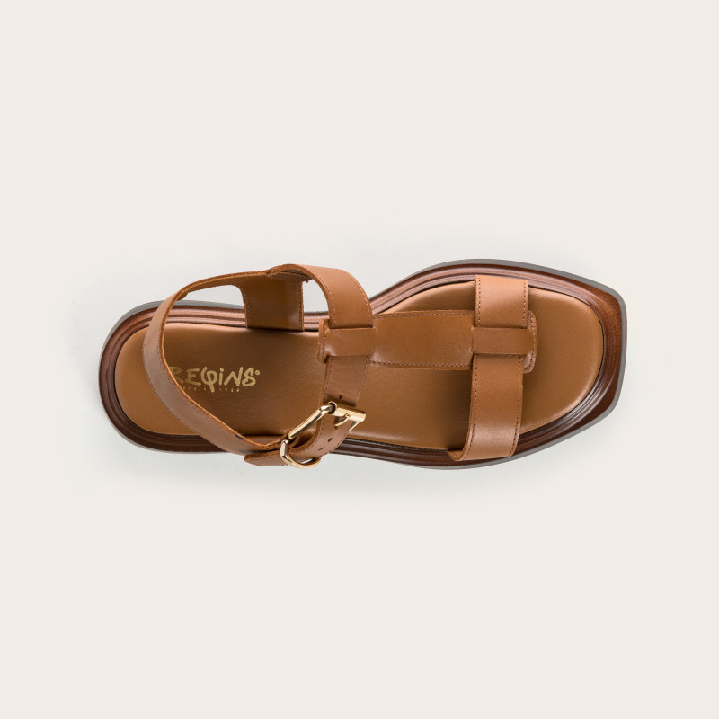 Leather Louky Sandals - Elegance & Comfort | Reqins