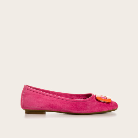 Halmane Ballerinas Velvet Leather | Reqins