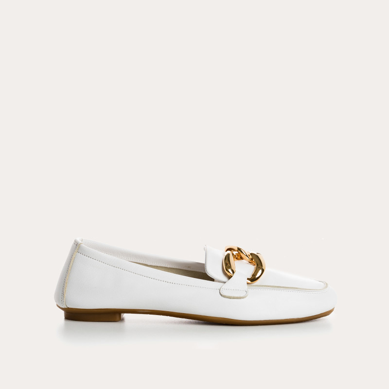 Mocassin Bijou Femme Cuir - HASTER | Reqins