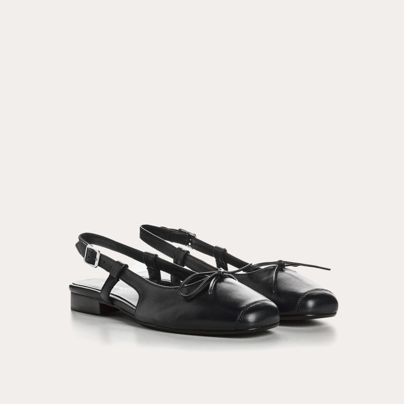 Circe Ballerinas - Flat Slingback Shoes | Reqins