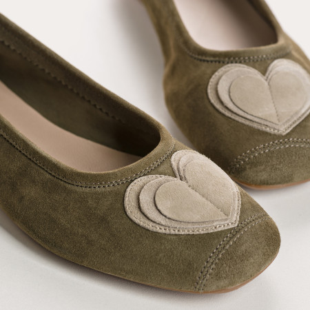 Ballerinas Holove Leather Velvet - Elegance & Comfort | Reqins