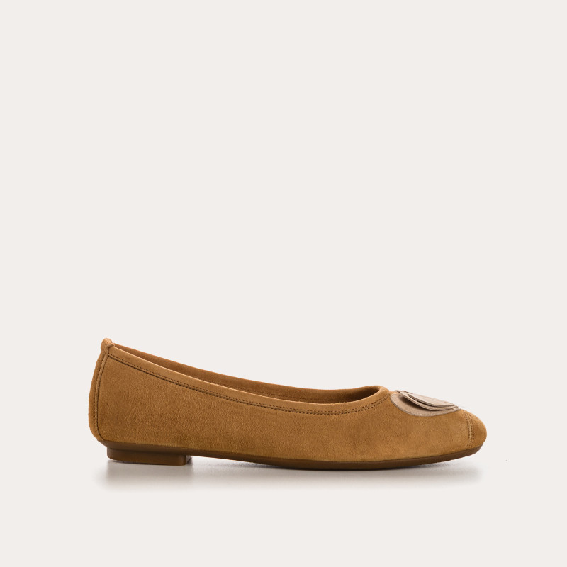 Ballerines Holove en cuir velours – Élégance & confort | Reqins
