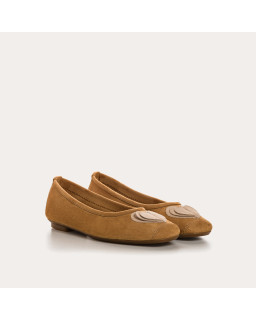 Ballerines Holove en cuir velours – Élégance & confort | Reqins