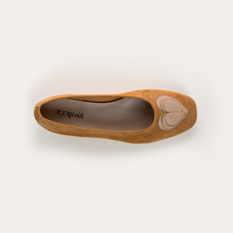 Ballerines Holove en cuir velours – Élégance & confort | Reqins