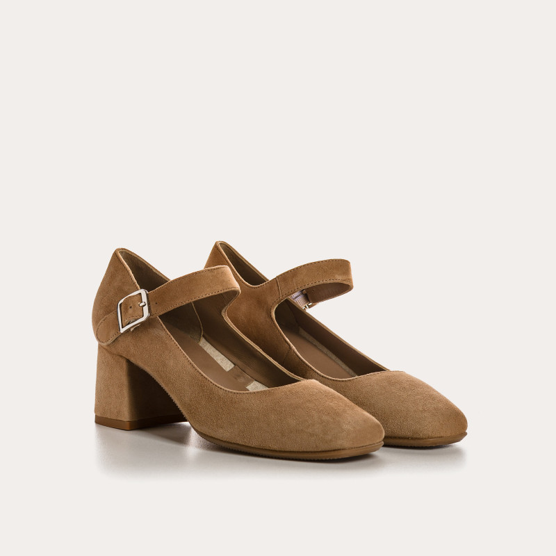 Escarpins Galante cuir velours | Reqins