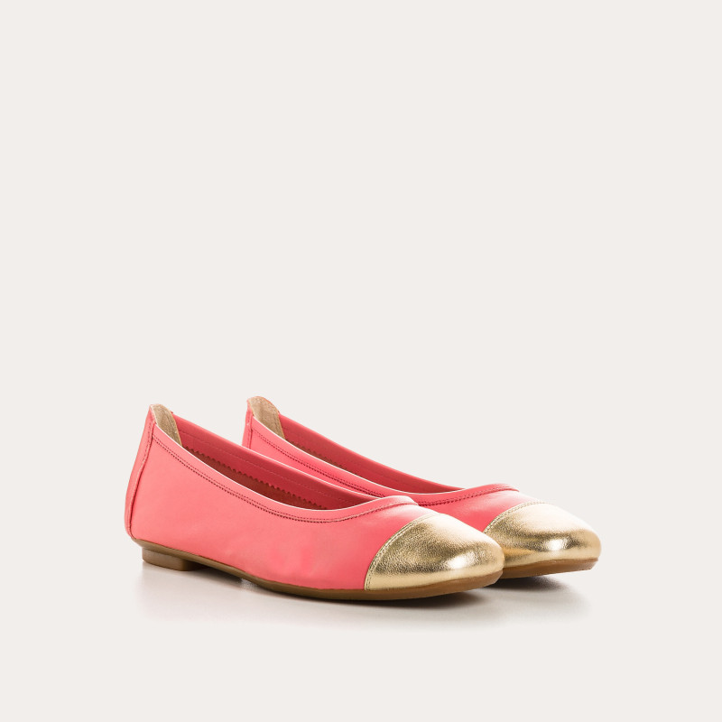 Ballerines Halcine Bicolores en cuir | Élégance et confort – Reqins