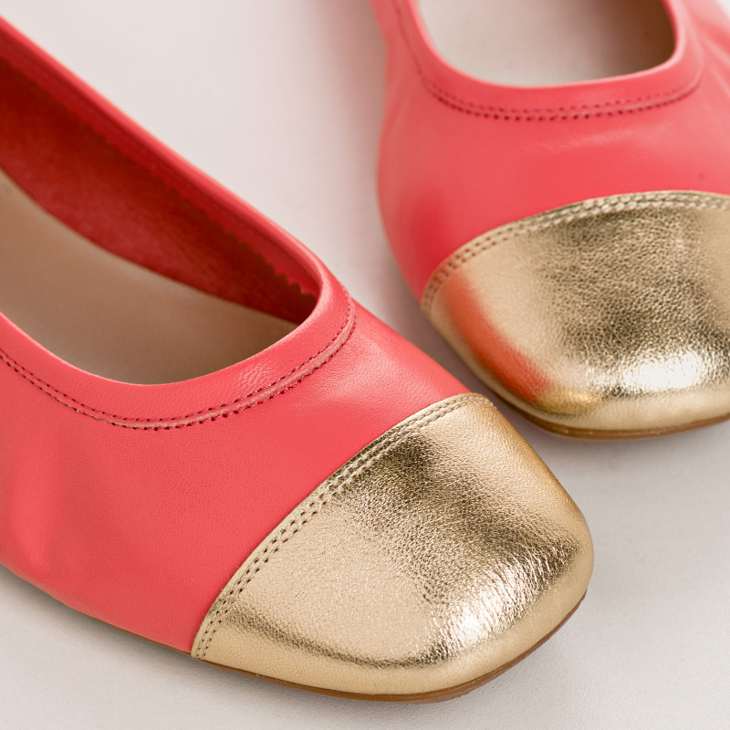 Ballerines Halcine Bicolores en cuir | Élégance et confort – Reqins