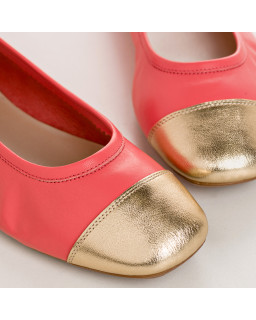 Ballerines Halcine Bicolores en cuir | Élégance et confort – Reqins