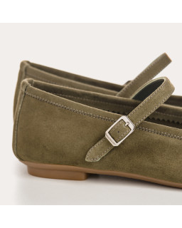 Ballerines femme en cuir velours – Modèle Honor | Reqins